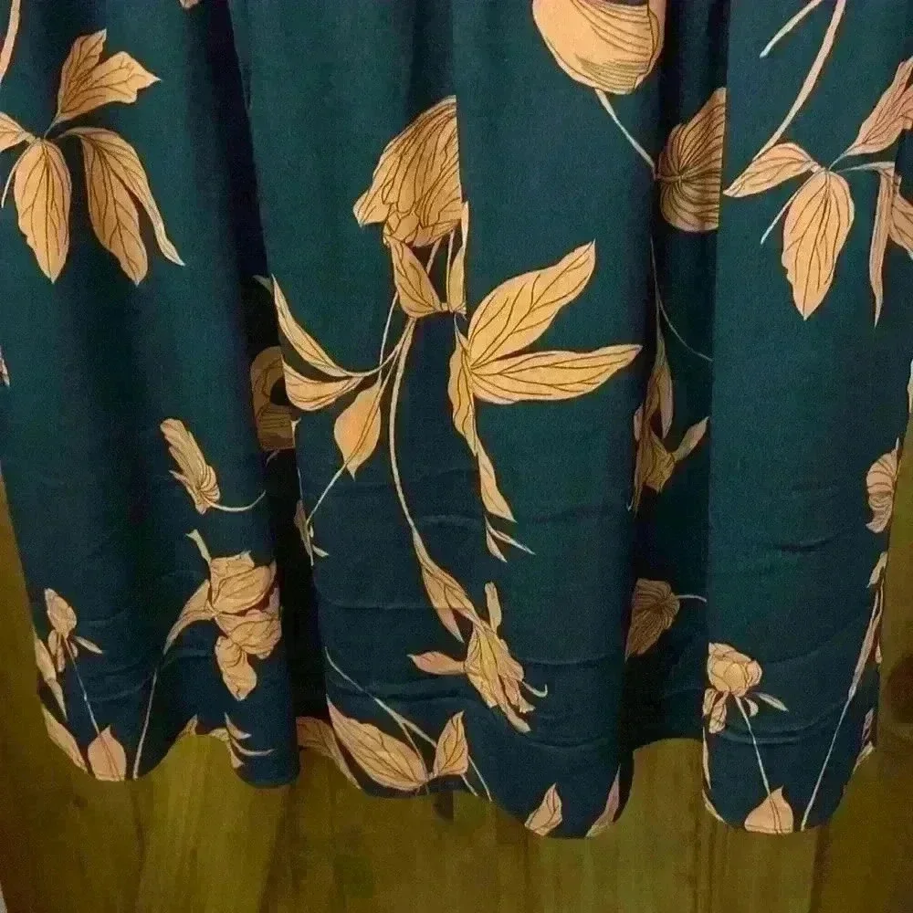 Thakoon Floral Deep-V Neck Maxi Dress Black Size 2 & Size 8 NWT - Picture 8 of 11